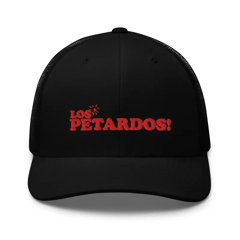 Los petardos! Black Trucker hat